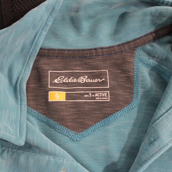 Eddie Bauer Men's Active Fit polo Shirt | Black | Small - Picture 4 of 4